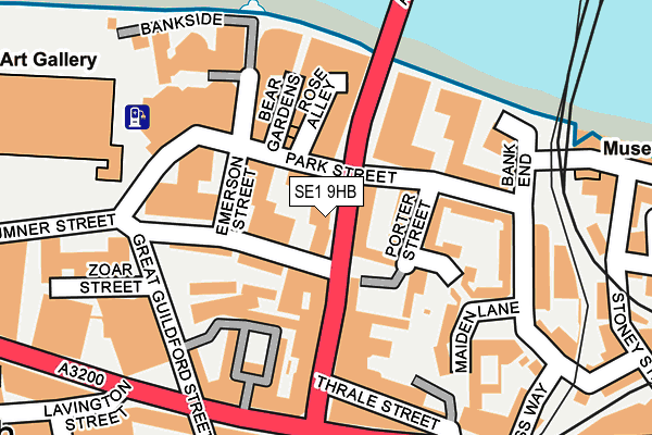 SE1 9HB map - OS OpenMap – Local (Ordnance Survey) SE1 9HB map - OS OpenMap – Local (Ordnance Survey)