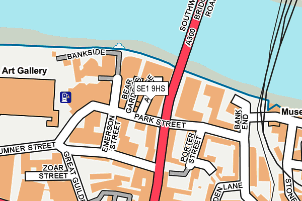 SE1 9HS map - OS OpenMap – Local (Ordnance Survey) SE1 9HS map - OS OpenMap – Local (Ordnance Survey)