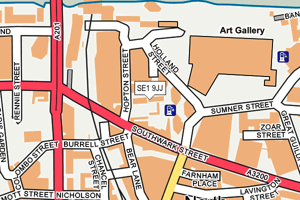 SE1 9JJ map - OS OpenMap – Local (Ordnance Survey) SE1 9JJ map - OS OpenMap – Local (Ordnance Survey)