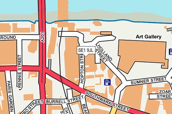 SE1 9JL map - OS OpenMap – Local (Ordnance Survey) SE1 9JL map - OS OpenMap – Local (Ordnance Survey)