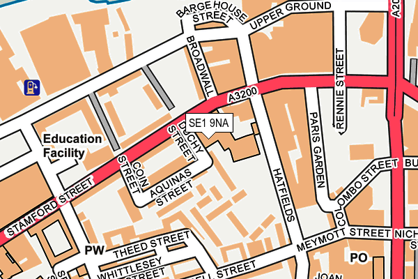 SE1 9NA map - OS OpenMap – Local (Ordnance Survey) SE1 9NA map - OS OpenMap – Local (Ordnance Survey)