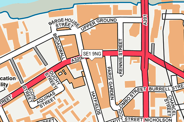 SE1 9NG map - OS OpenMap – Local (Ordnance Survey) SE1 9NG map - OS OpenMap – Local (Ordnance Survey)