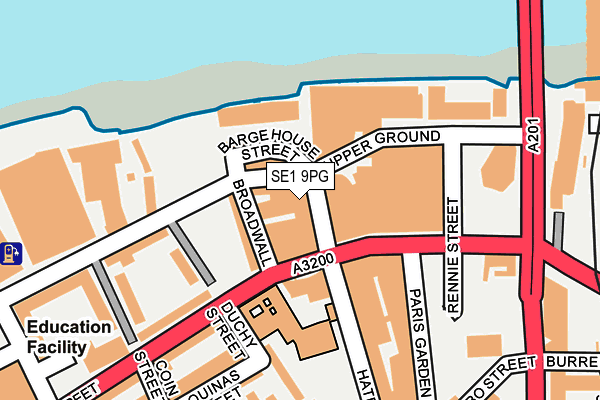 SE1 9PG map - OS OpenMap – Local (Ordnance Survey) SE1 9PG map - OS OpenMap – Local (Ordnance Survey)