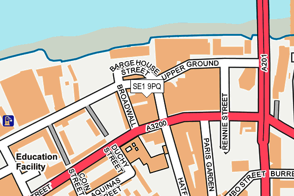 SE1 9PQ map - OS OpenMap – Local (Ordnance Survey) SE1 9PQ map - OS OpenMap – Local (Ordnance Survey)