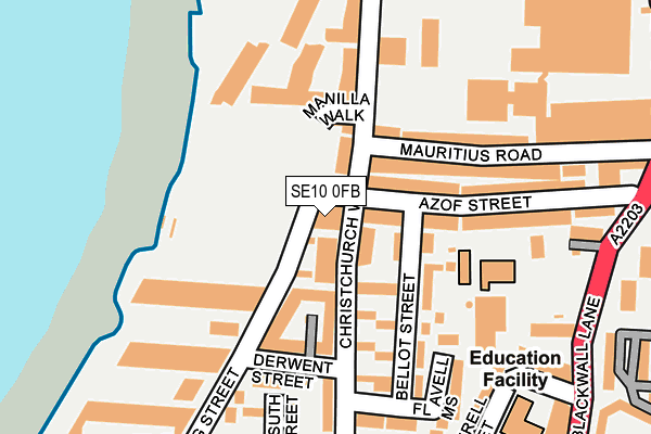 SE10 0FB map - OS OpenMap – Local (Ordnance Survey) SE10 0FB map - OS OpenMap – Local (Ordnance Survey)