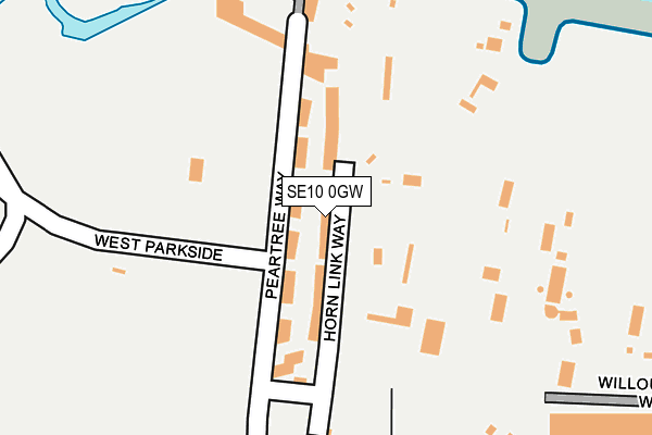 SE10 0GW map - OS OpenMap – Local (Ordnance Survey) SE10 0GW map - OS OpenMap – Local (Ordnance Survey)