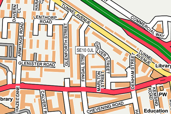 SE10 0JL map - OS OpenMap – Local (Ordnance Survey) SE10 0JL map - OS OpenMap – Local (Ordnance Survey)
