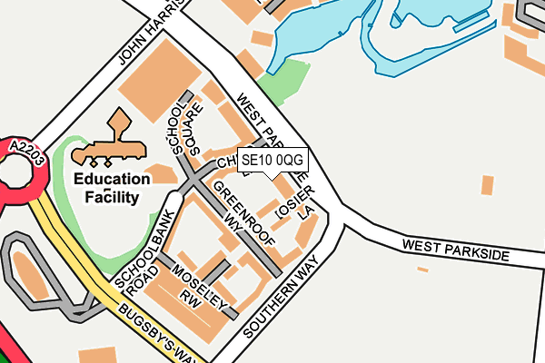SE10 0QG map - OS OpenMap – Local (Ordnance Survey) SE10 0QG map - OS OpenMap – Local (Ordnance Survey)