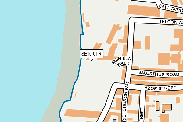 SE10 0TR map - OS OpenMap – Local (Ordnance Survey) SE10 0TR map - OS OpenMap – Local (Ordnance Survey)