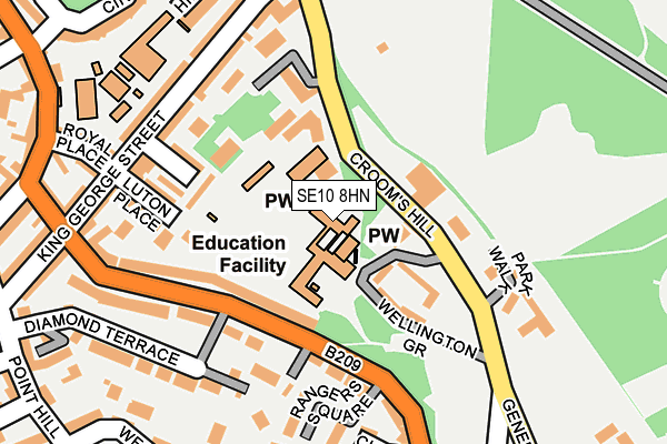 SE10 8HN map - OS OpenMap – Local (Ordnance Survey) SE10 8HN map - OS OpenMap – Local (Ordnance Survey)