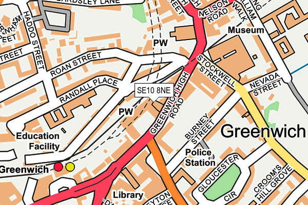 SE10 8NE map - OS OpenMap – Local (Ordnance Survey) SE10 8NE map - OS OpenMap – Local (Ordnance Survey)