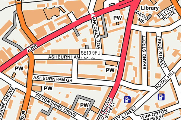 SE10 9FU map - OS OpenMap – Local (Ordnance Survey) SE10 9FU map - OS OpenMap – Local (Ordnance Survey)