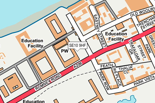SE10 9HF map - OS OpenMap – Local (Ordnance Survey) SE10 9HF map - OS OpenMap – Local (Ordnance Survey)