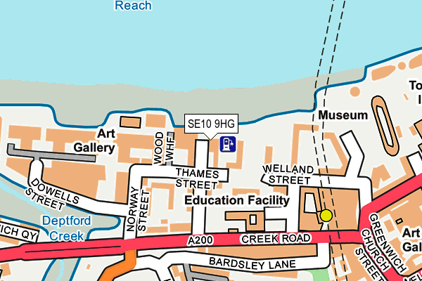 SE10 9HG map - OS OpenMap – Local (Ordnance Survey) SE10 9HG map - OS OpenMap – Local (Ordnance Survey)