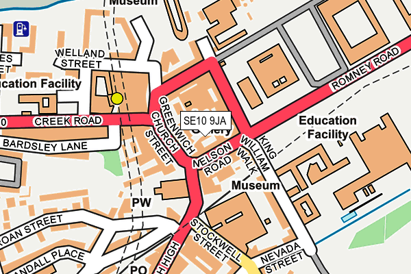SE10 9JA map - OS OpenMap – Local (Ordnance Survey) SE10 9JA map - OS OpenMap – Local (Ordnance Survey)