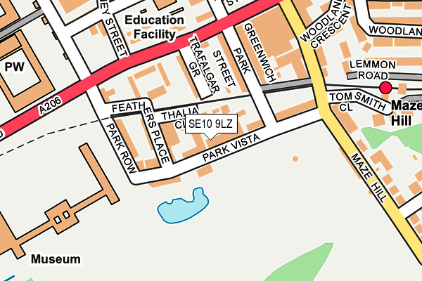 SE10 9LZ map - OS OpenMap – Local (Ordnance Survey) SE10 9LZ map - OS OpenMap – Local (Ordnance Survey)