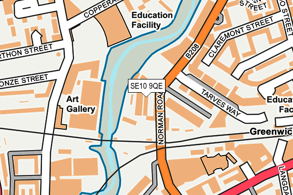 SE10 9QE map - OS OpenMap – Local (Ordnance Survey) SE10 9QE map - OS OpenMap – Local (Ordnance Survey)
