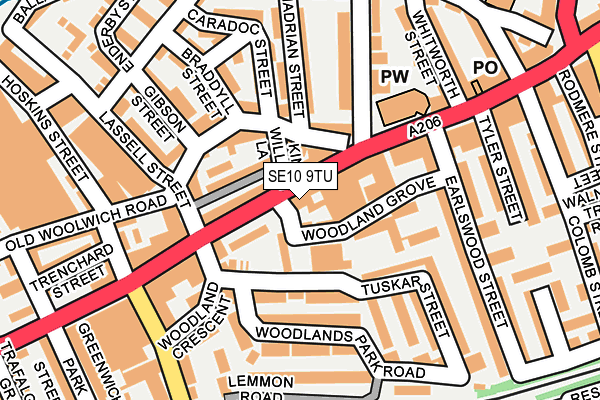 SE10 9TU map - OS OpenMap – Local (Ordnance Survey) SE10 9TU map - OS OpenMap – Local (Ordnance Survey)