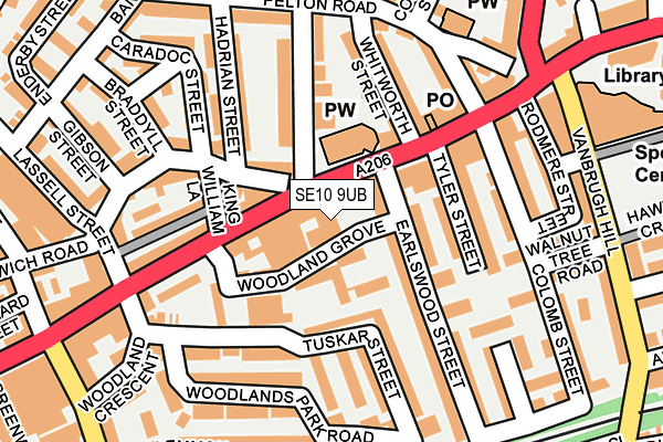 SE10 9UB map - OS OpenMap – Local (Ordnance Survey) SE10 9UB map - OS OpenMap – Local (Ordnance Survey)