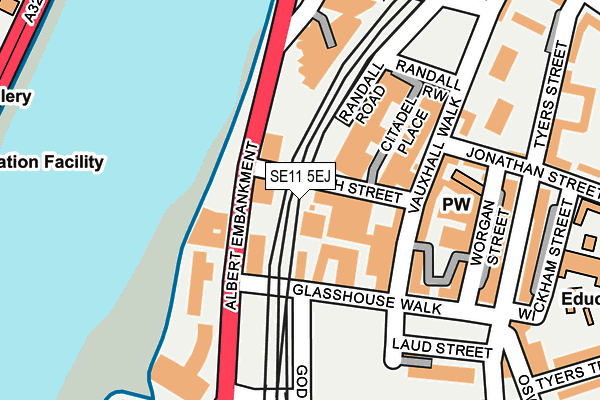 SE11 5EJ map - OS OpenMap – Local (Ordnance Survey) SE11 5EJ map - OS OpenMap – Local (Ordnance Survey)
