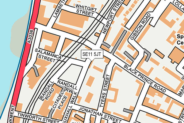 SE11 5JT map - OS OpenMap – Local (Ordnance Survey) SE11 5JT map - OS OpenMap – Local (Ordnance Survey)