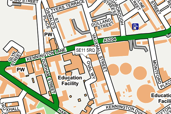 SE11 5RQ map - OS OpenMap – Local (Ordnance Survey) SE11 5RQ map - OS OpenMap – Local (Ordnance Survey)