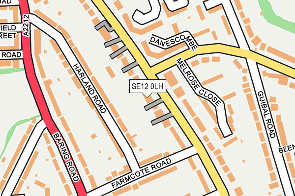 SE12 0LH map - OS OpenMap – Local (Ordnance Survey) SE12 0LH map - OS OpenMap – Local (Ordnance Survey)