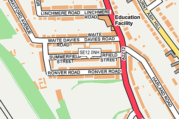 SE12 0NH map - OS OpenMap – Local (Ordnance Survey) SE12 0NH map - OS OpenMap – Local (Ordnance Survey)
