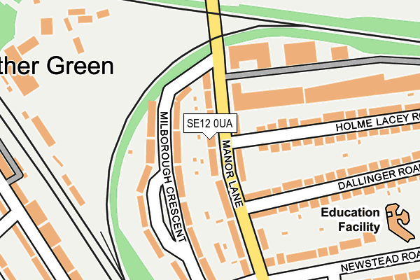 SE12 0UA map - OS OpenMap – Local (Ordnance Survey) SE12 0UA map - OS OpenMap – Local (Ordnance Survey)