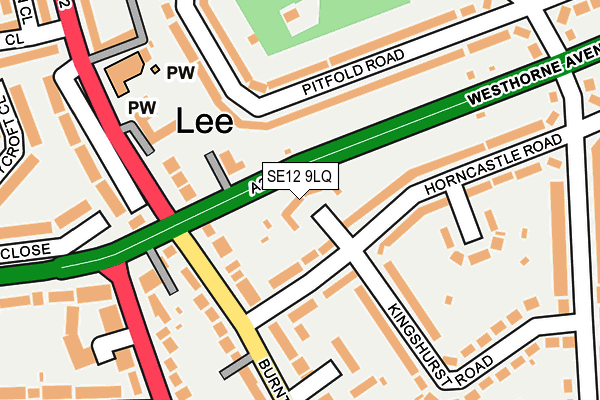 SE12 9LQ map - OS OpenMap – Local (Ordnance Survey) SE12 9LQ map - OS OpenMap – Local (Ordnance Survey)