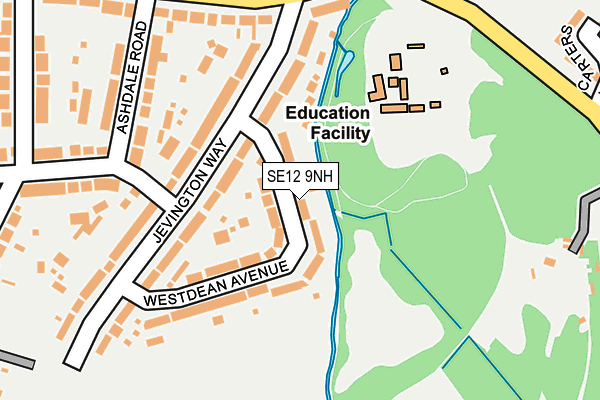 SE12 9NH map - OS OpenMap – Local (Ordnance Survey) SE12 9NH map - OS OpenMap – Local (Ordnance Survey)