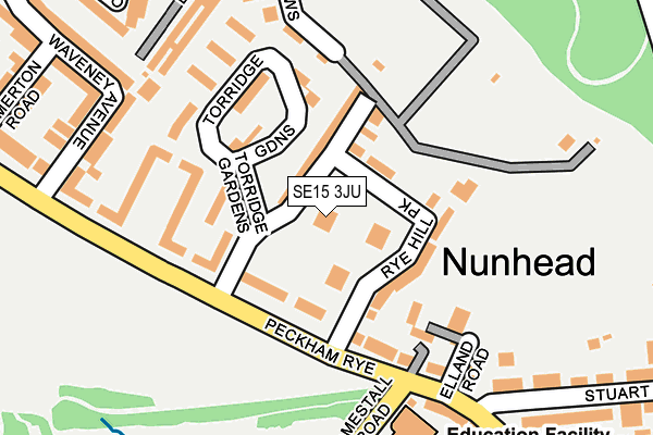 SE15 3JU map - OS OpenMap – Local (Ordnance Survey) SE15 3JU map - OS OpenMap – Local (Ordnance Survey)