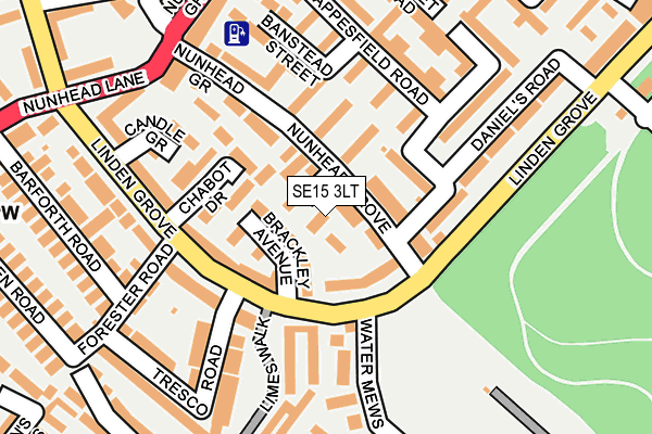 SE15 3LT map - OS OpenMap – Local (Ordnance Survey) SE15 3LT map - OS OpenMap – Local (Ordnance Survey)