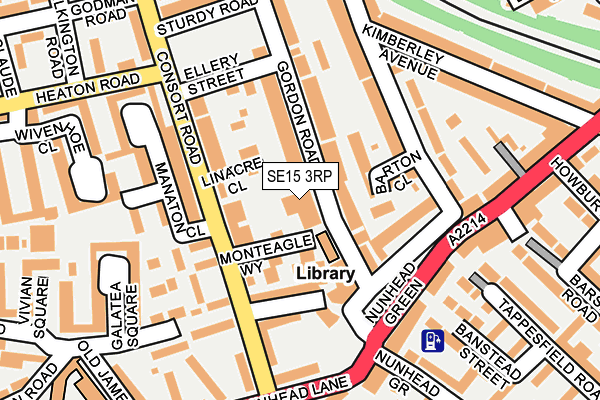 SE15 3RP map - OS OpenMap – Local (Ordnance Survey) SE15 3RP map - OS OpenMap – Local (Ordnance Survey)
