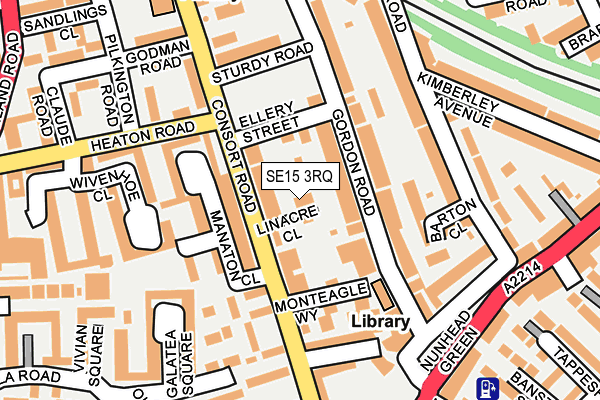 SE15 3RQ map - OS OpenMap – Local (Ordnance Survey) SE15 3RQ map - OS OpenMap – Local (Ordnance Survey)