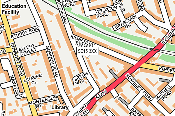 SE15 3XX map - OS OpenMap – Local (Ordnance Survey) SE15 3XX map - OS OpenMap – Local (Ordnance Survey)