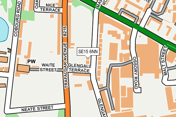 SE15 6NN map - OS OpenMap – Local (Ordnance Survey) SE15 6NN map - OS OpenMap – Local (Ordnance Survey)