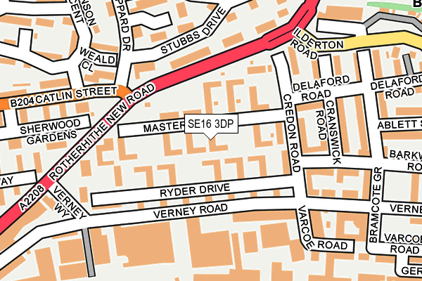 SE16 3DP map - OS OpenMap – Local (Ordnance Survey) SE16 3DP map - OS OpenMap – Local (Ordnance Survey)