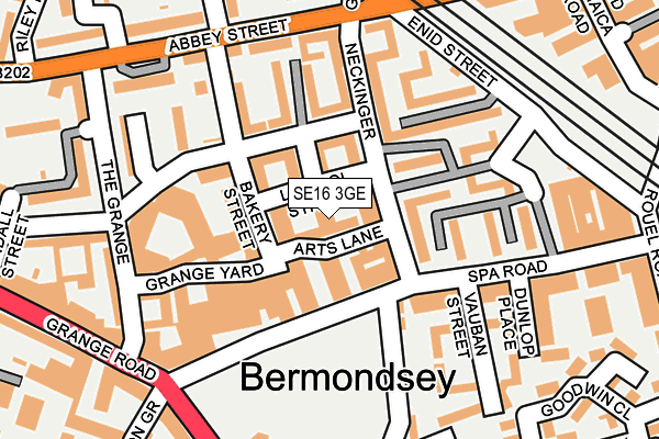 SE16 3GE map - OS OpenMap – Local (Ordnance Survey) SE16 3GE map - OS OpenMap – Local (Ordnance Survey)
