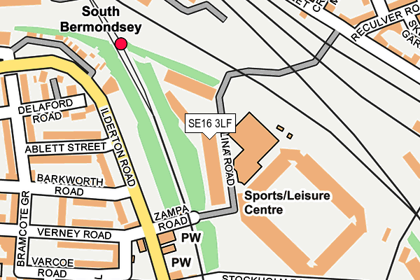 SE16 3LF map - OS OpenMap – Local (Ordnance Survey) SE16 3LF map - OS OpenMap – Local (Ordnance Survey)