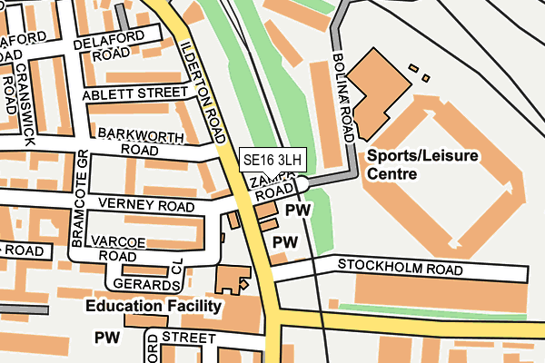 SE16 3LH map - OS OpenMap – Local (Ordnance Survey) SE16 3LH map - OS OpenMap – Local (Ordnance Survey)