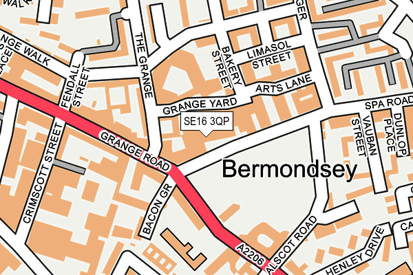 SE16 3QP map - OS OpenMap – Local (Ordnance Survey) SE16 3QP map - OS OpenMap – Local (Ordnance Survey)