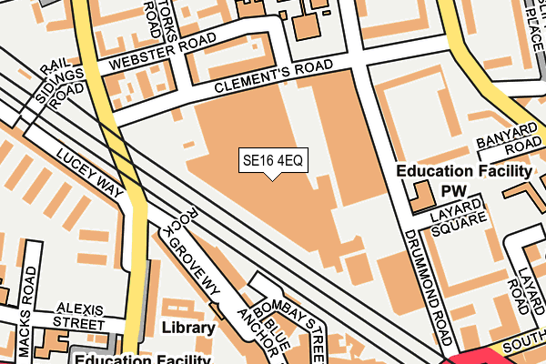 SE16 4EQ map - OS OpenMap – Local (Ordnance Survey) SE16 4EQ map - OS OpenMap – Local (Ordnance Survey)