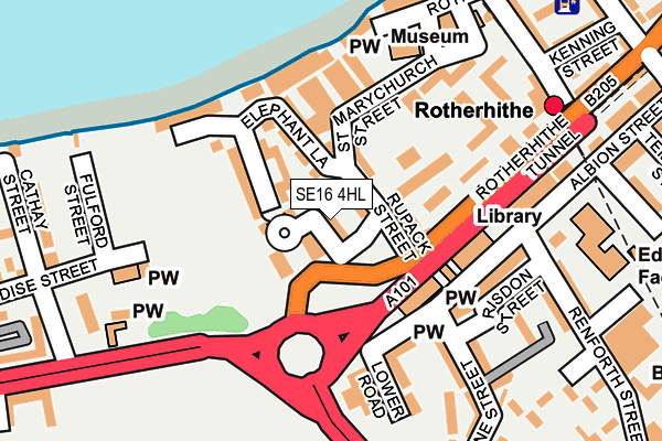 SE16 4HL map - OS OpenMap – Local (Ordnance Survey) SE16 4HL map - OS OpenMap – Local (Ordnance Survey)