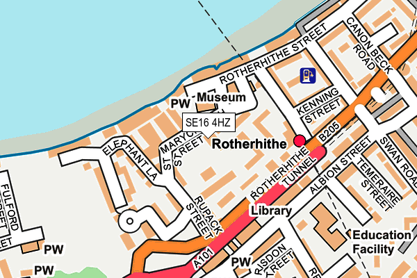 SE16 4HZ map - OS OpenMap – Local (Ordnance Survey) SE16 4HZ map - OS OpenMap – Local (Ordnance Survey)