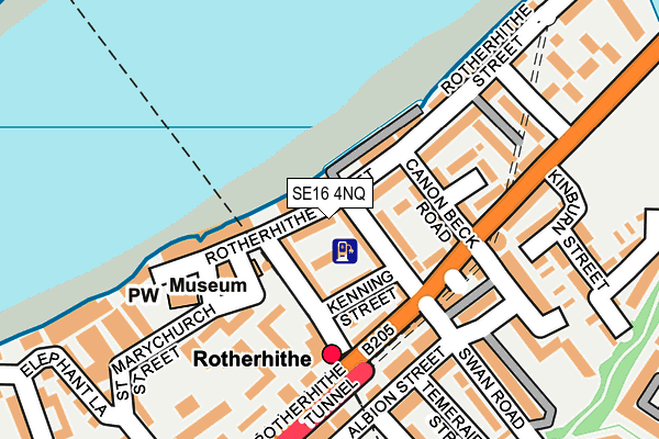 SE16 4NQ map - OS OpenMap – Local (Ordnance Survey) SE16 4NQ map - OS OpenMap – Local (Ordnance Survey)