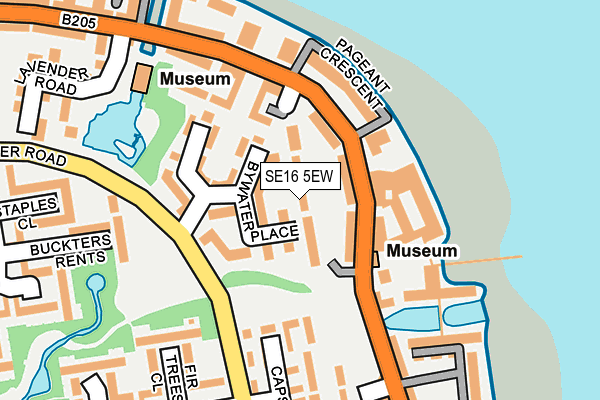 SE16 5EW map - OS OpenMap – Local (Ordnance Survey) SE16 5EW map - OS OpenMap – Local (Ordnance Survey)