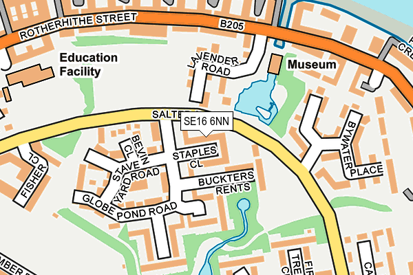 SE16 6NN map - OS OpenMap – Local (Ordnance Survey) SE16 6NN map - OS OpenMap – Local (Ordnance Survey)
