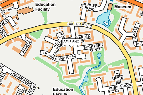 SE16 6NQ map - OS OpenMap – Local (Ordnance Survey) SE16 6NQ map - OS OpenMap – Local (Ordnance Survey)