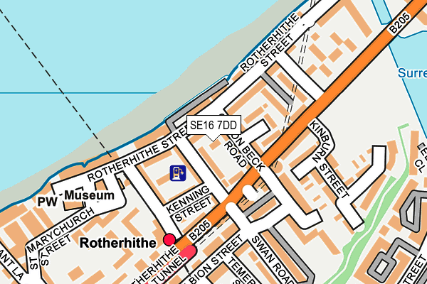 SE16 7DD map - OS OpenMap – Local (Ordnance Survey) SE16 7DD map - OS OpenMap – Local (Ordnance Survey)